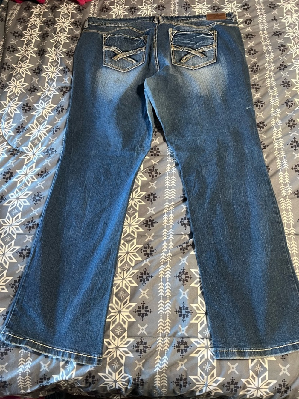 Amethyst Jeans Women's Dark Blue Boot Cut Jeans - Picture 4 of 7